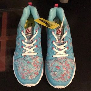 Reebok Floral Sneakers size 8 Women’s